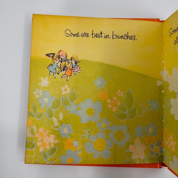 Vintage Friends Are Like Flowers Sunbeam 1968 Library Book Maria Paoletti Art - Picture 6 of 16